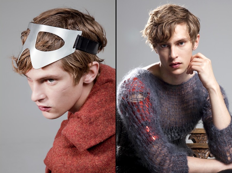 Mathia Lauridsen looking amazing in this editorial from VMAN's site